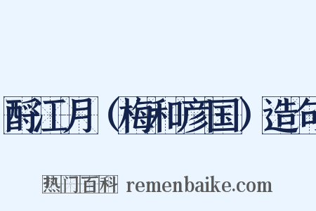 酹江月（梅和彦国）造句是什么意思的图片
